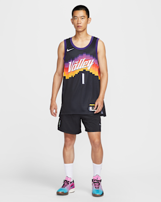 Devin Booker Phoenix Suns City Edition Men's Nike NBA Swingman